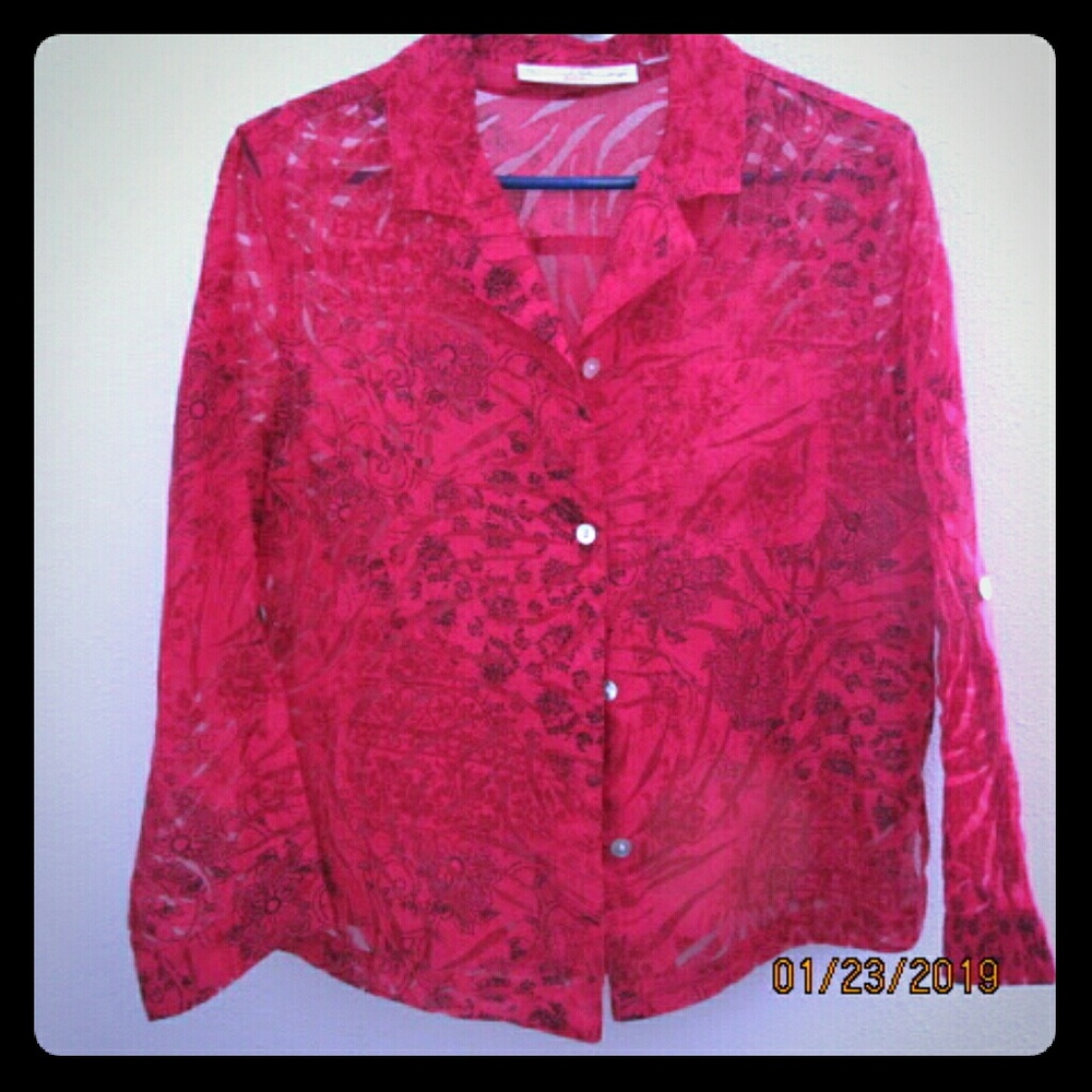 French laundry petite blouse